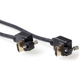 Advanced cable technology HDMI High Speed cable, two sides angled lockableHDMI High Speed cable, two sides angled lockable (AK3693)